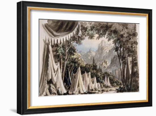 Set Design-Pietro Bertoja-Framed Giclee Print