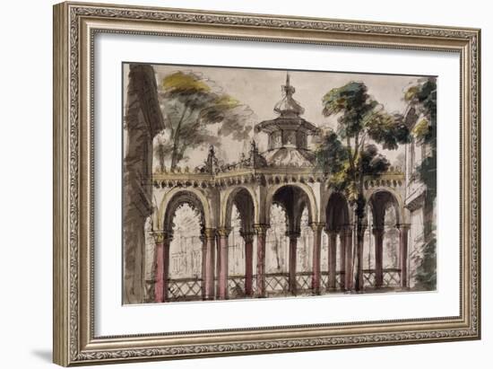 Set Design-Pietro Bertoja-Framed Giclee Print