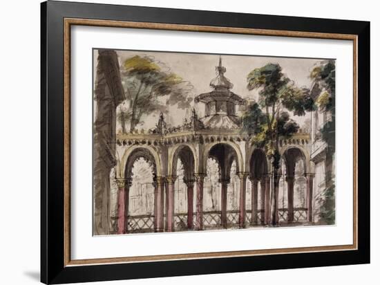 Set Design-Pietro Bertoja-Framed Giclee Print