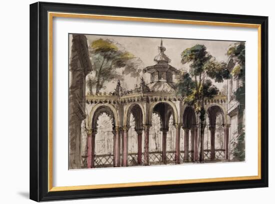 Set Design-Pietro Bertoja-Framed Giclee Print