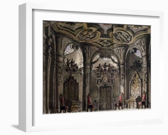 Set Design-Pietro Bertoja-Framed Giclee Print