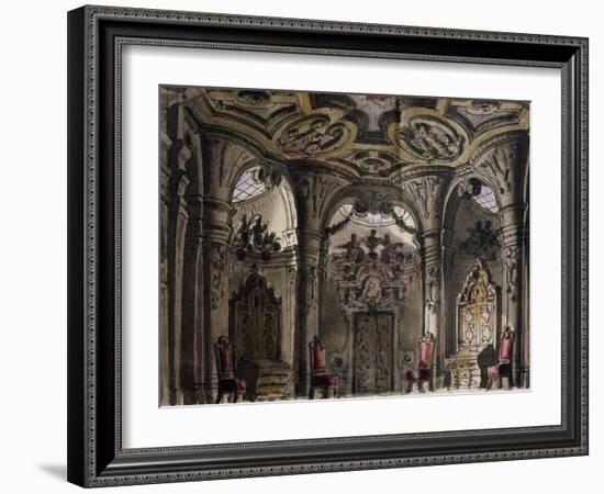 Set Design-Pietro Bertoja-Framed Giclee Print