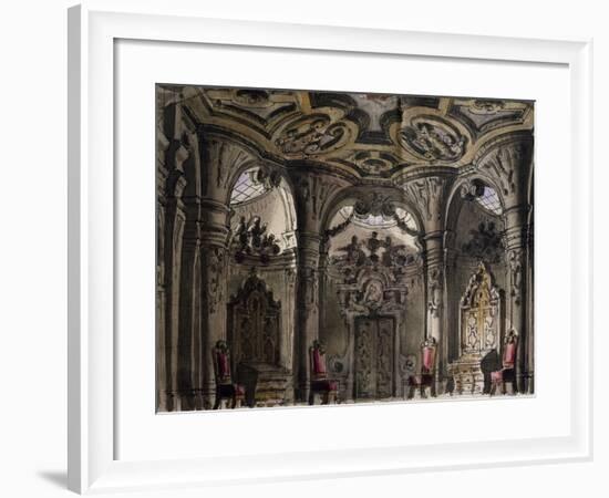 Set Design-Pietro Bertoja-Framed Giclee Print