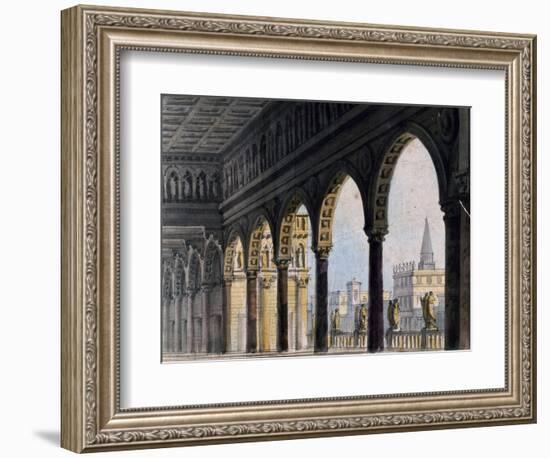 Set Design-Pietro Bertoja-Framed Giclee Print