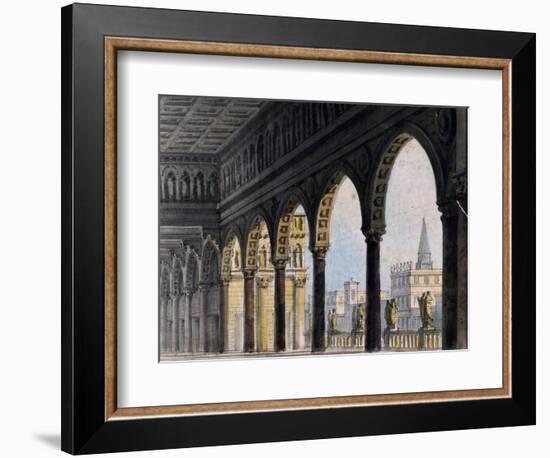 Set Design-Pietro Bertoja-Framed Giclee Print