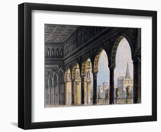 Set Design-Pietro Bertoja-Framed Giclee Print