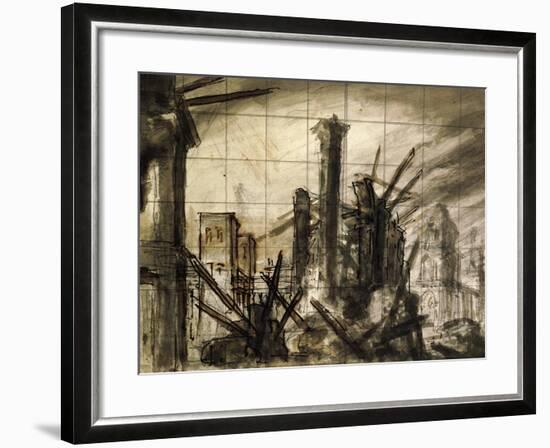 Set Design-Pietro Bertoja-Framed Giclee Print