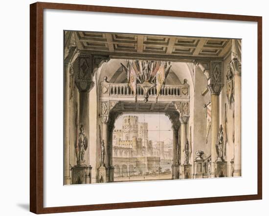 Set Design-Pietro Bertoja-Framed Giclee Print