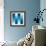 Set of Abstract Blue Background-epic44-Framed Premium Giclee Print displayed on a wall