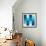 Set of Abstract Blue Background-epic44-Framed Art Print displayed on a wall