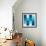Set of Abstract Blue Background-epic44-Framed Art Print displayed on a wall