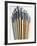 Set of Artist Paintbrushes Fan Out-Winfred Evers-Framed Photographic Print