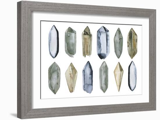 Set of Crystal Gems-Maria Mirnaya-Framed Art Print