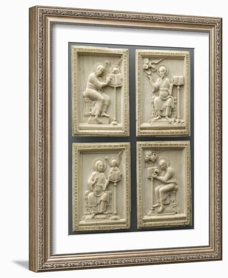 Set of Four Plates: the Evangelists and their Symbols-null-Framed Giclee Print