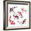 Set Of Koi Fish Illustration-Pixelcraft-Framed Art Print