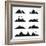 Set of Mountain Icons-yod67-Framed Premium Giclee Print