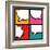 Set of Speech Bubbles in Pop Art Style-incomible-Framed Art Print