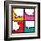 Set of Speech Bubbles in Pop Art Style-incomible-Framed Art Print