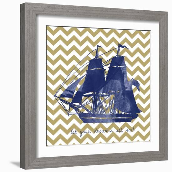 Set Sail 2-Erin Clark-Framed Giclee Print