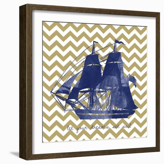 Set Sail 2-Erin Clark-Framed Giclee Print