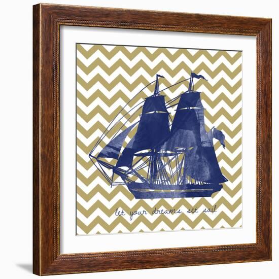 Set Sail 2-Erin Clark-Framed Giclee Print