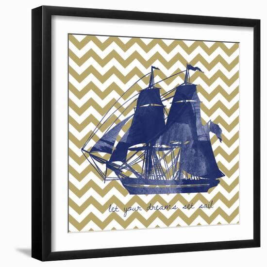 Set Sail 2-Erin Clark-Framed Giclee Print