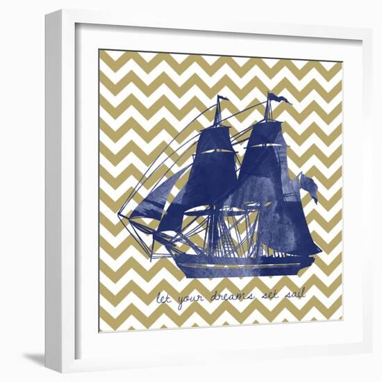 Set Sail 2-Erin Clark-Framed Giclee Print