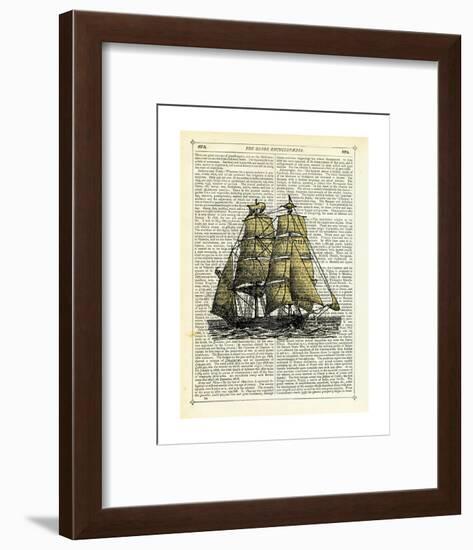 Set Sail-Marion Mcconaghie-Framed Art Print
