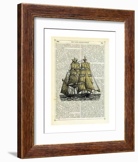 Set Sail-Marion Mcconaghie-Framed Art Print