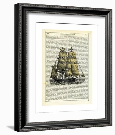 Set Sail-Marion Mcconaghie-Framed Art Print