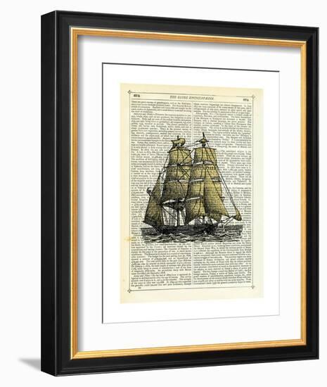 Set Sail-Marion Mcconaghie-Framed Art Print