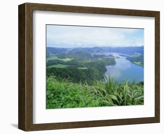 Sete Citades Lakes, Sao Miguel Island, Azores, Portugal, Europe, Atlantic Ocean-J P De Manne-Framed Photographic Print