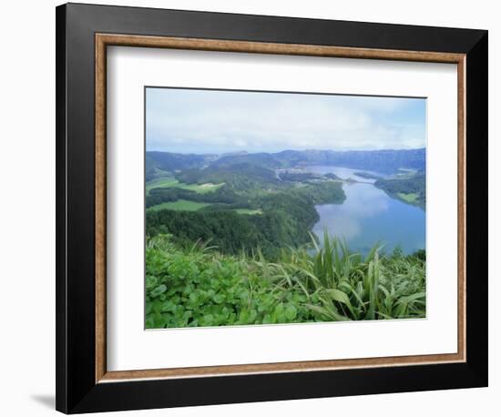 Sete Citades Lakes, Sao Miguel Island, Azores, Portugal, Europe, Atlantic Ocean-J P De Manne-Framed Photographic Print