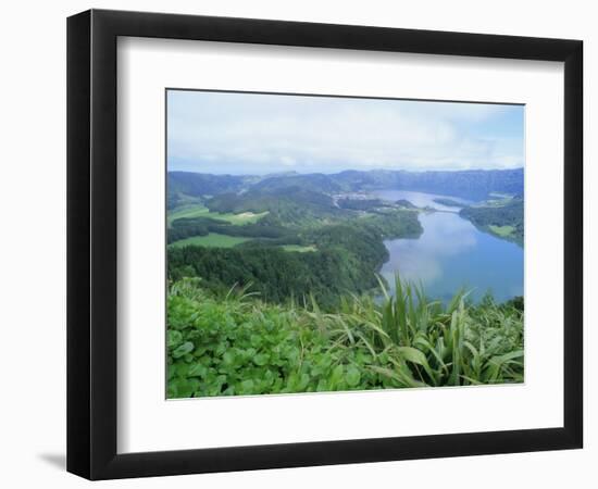 Sete Citades Lakes, Sao Miguel Island, Azores, Portugal, Europe, Atlantic Ocean-J P De Manne-Framed Photographic Print