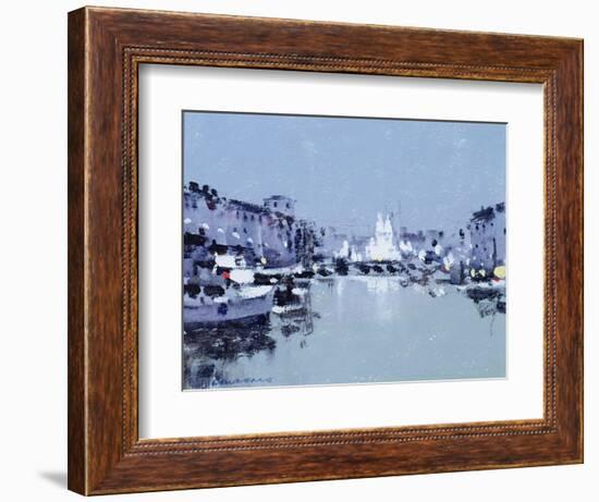 Sete (Oil & W/C on Board)-Laurence Fish-Framed Giclee Print