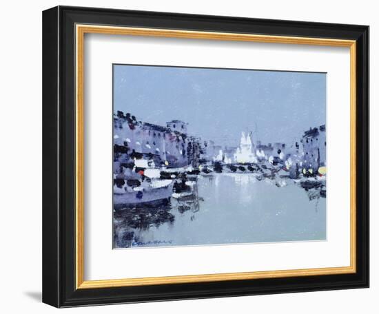 Sete (Oil & W/C on Board)-Laurence Fish-Framed Giclee Print