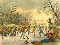 Ball Play on the Ice, 1853-Seth Eastman-Giclee Print