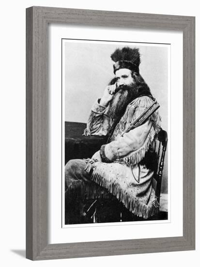 Seth Kinman, American Hunter, 1860S-MATHEW B BRADY-Framed Giclee Print
