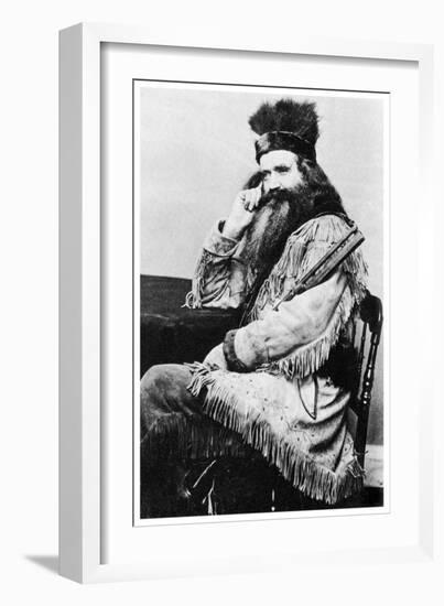 Seth Kinman, American Hunter, 1860S-MATHEW B BRADY-Framed Giclee Print