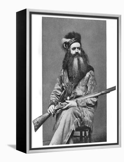 Seth Kinman, American Hunter, 19th Century-null-Framed Premier Image Canvas