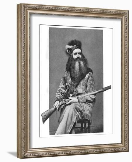 Seth Kinman, American Hunter, 19th Century-null-Framed Giclee Print