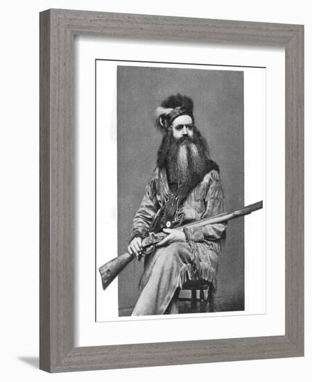 Seth Kinman, American Hunter, 19th Century-null-Framed Giclee Print