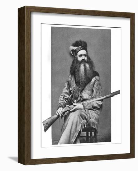 Seth Kinman, American Hunter, 19th Century-null-Framed Giclee Print