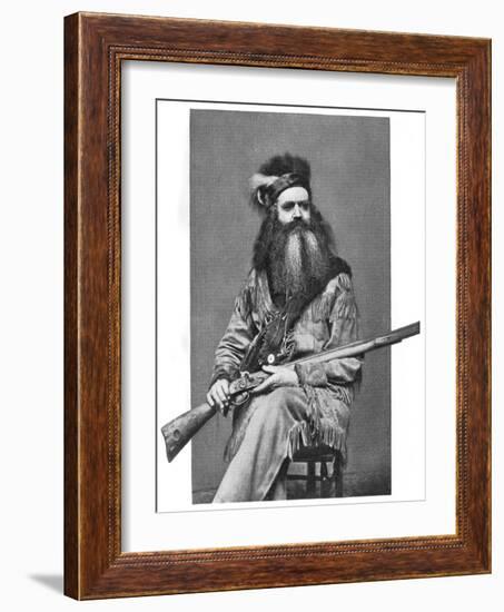 Seth Kinman, American Hunter, 19th Century-null-Framed Giclee Print