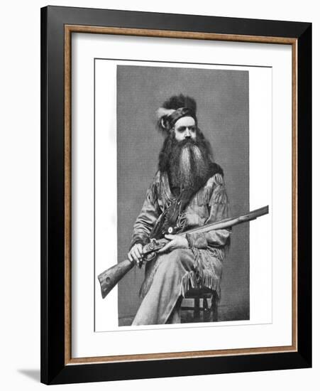 Seth Kinman, American Hunter, 19th Century-null-Framed Giclee Print