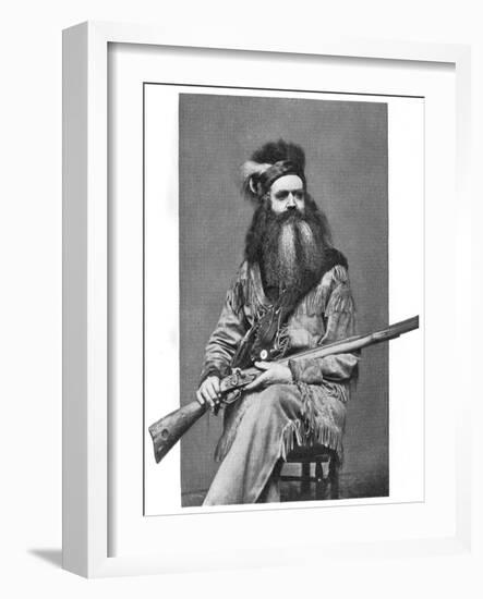 Seth Kinman, American Hunter, 19th Century-null-Framed Giclee Print