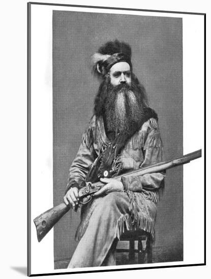 Seth Kinman, American Hunter, 19th Century-null-Mounted Giclee Print