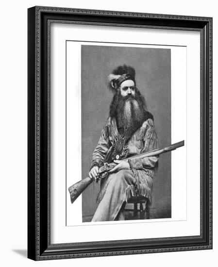 Seth Kinman, American Hunter, 19th Century-null-Framed Giclee Print