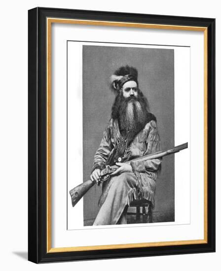 Seth Kinman, American Hunter, 19th Century-null-Framed Giclee Print