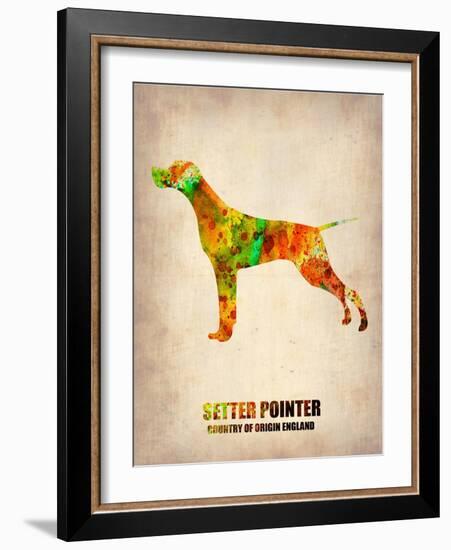 Setter Pointer Poster-NaxArt-Framed Art Print